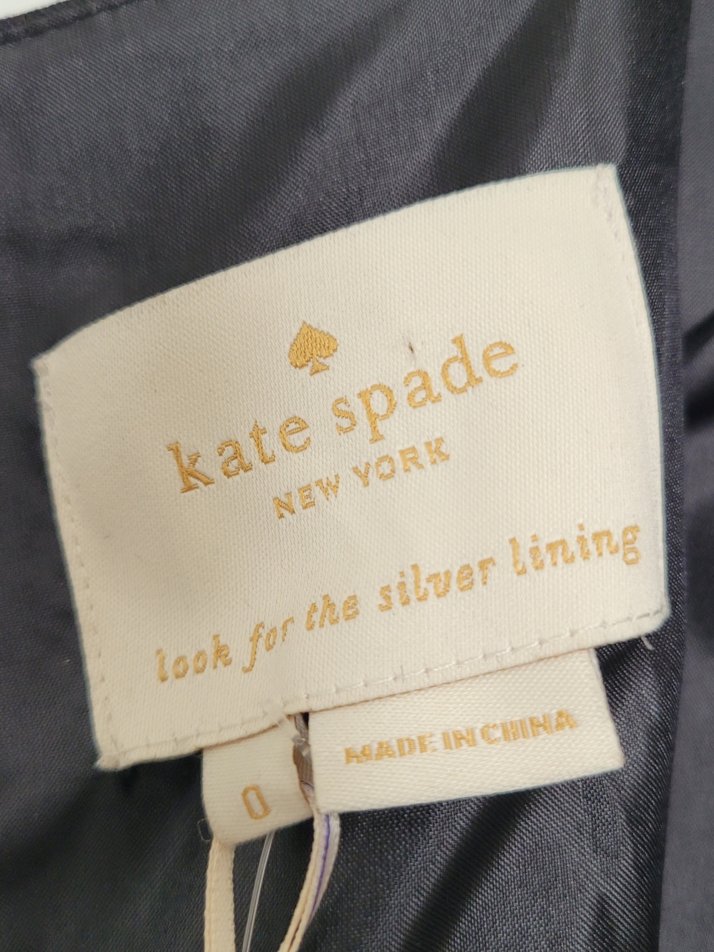 kate spade Black Sleeveless Pearl-Embellished Fit-and-Flare Mini Dress - Picture 8 of 11
